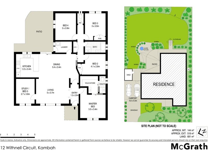 12 Withnell Circuit, Kambah ACT 2902 Floorplan