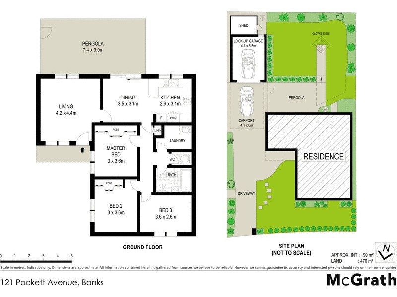 121 Pockett Avenue, Banks ACT 2906 Floorplan