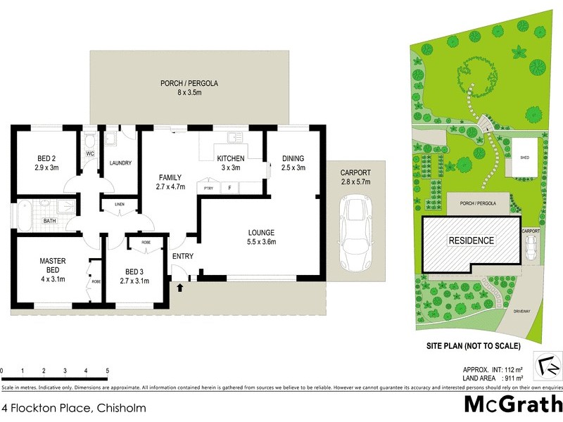 4 Flockton Place, Chisholm ACT 2905 Floorplan
