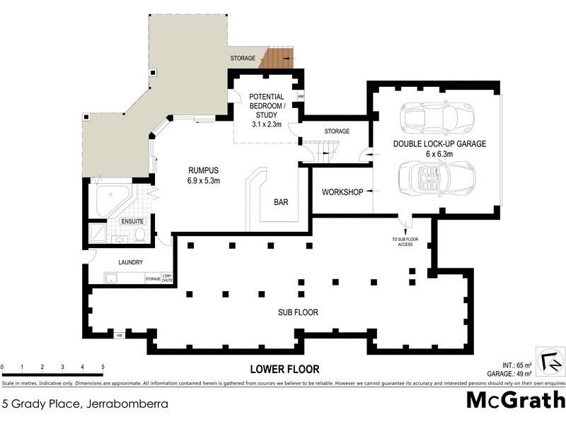 5 Grady Place, Jerrabomberra NSW 2619 Floorplan