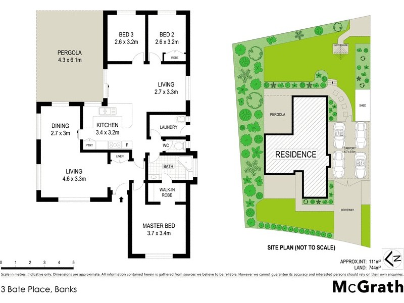 3 Bate Place, Banks ACT 2906 Floorplan