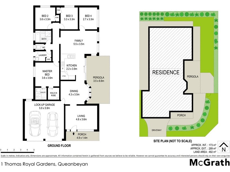 1 Thomas Royal Gardens, Queanbeyan East NSW 2620 Floorplan
