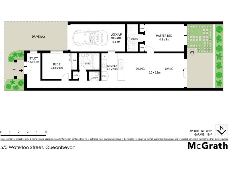 5/5 Waterloo Street, Queanbeyan East NSW 2620 Floorplan