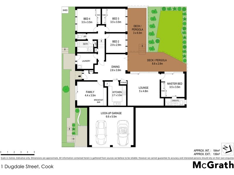 1 Dugdale Street, Cook ACT 2614 Floorplan