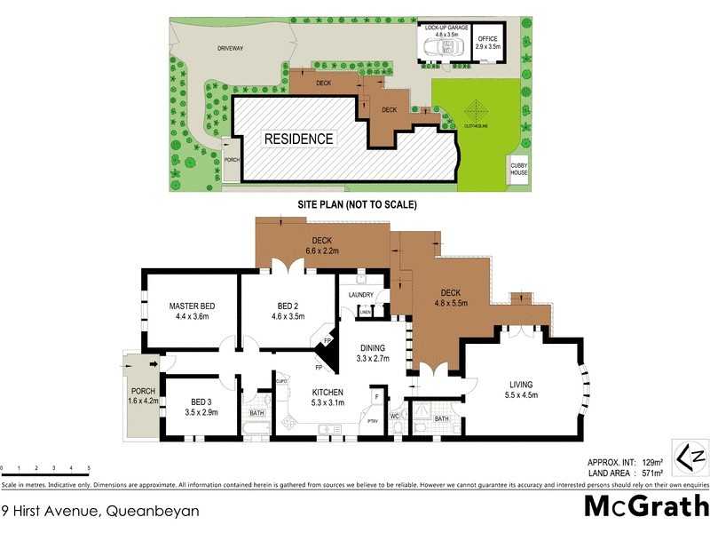 9 Hirst Avenue, Queanbeyan NSW 2620 Floorplan