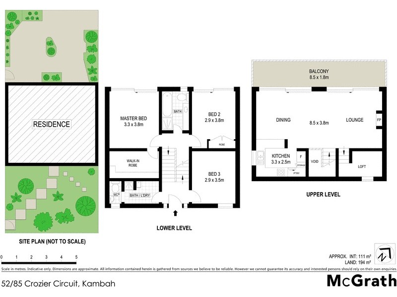 52/85 Crozier Circuit, Kambah ACT 2902 Floorplan