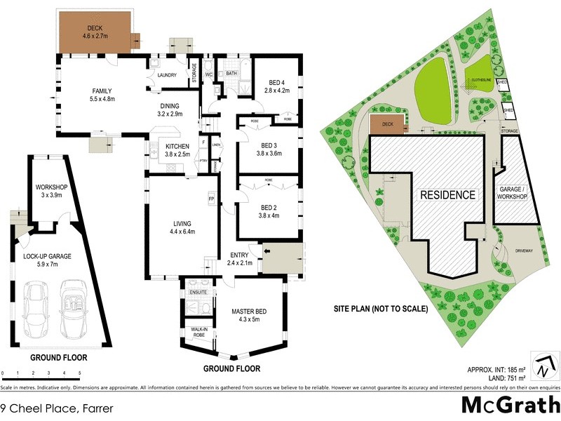 9 Cheel Place, Farrer ACT 2607 Floorplan