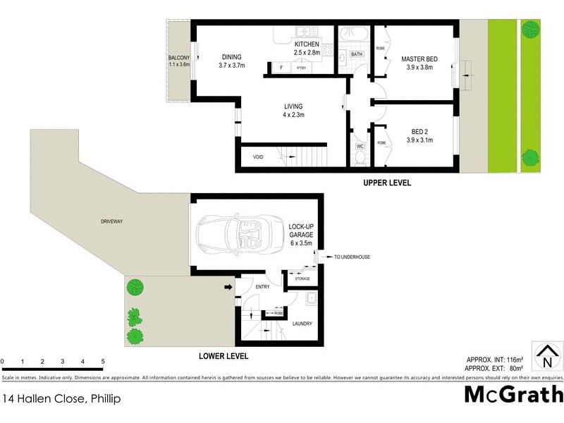 14 Hallen Close, Phillip ACT 2606 Floorplan