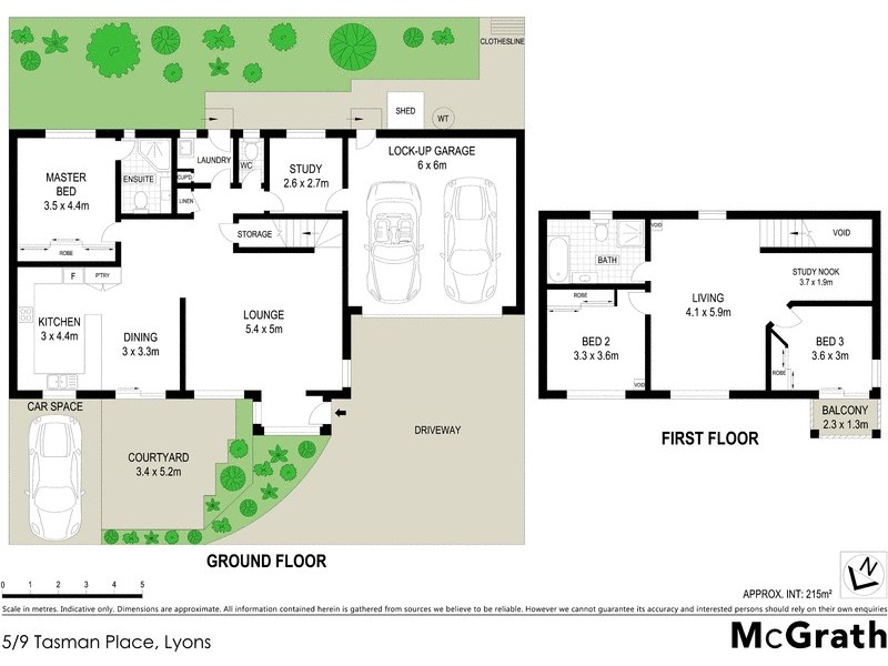 5/9 Tasman Place, Lyons ACT 2606 Floorplan