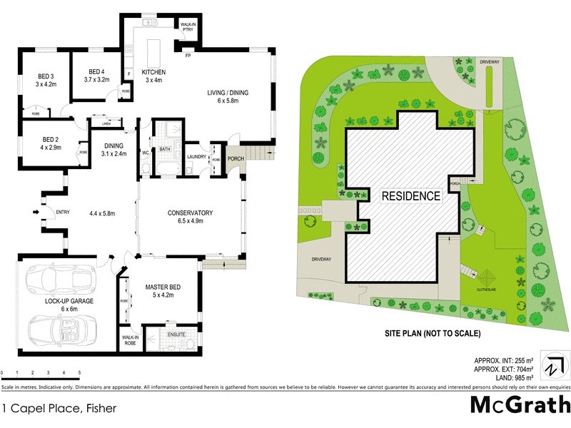 1 Capel Place, Fisher ACT 2611 Floorplan