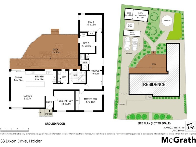 38 Dixon Drive, Holder ACT 2611 Floorplan