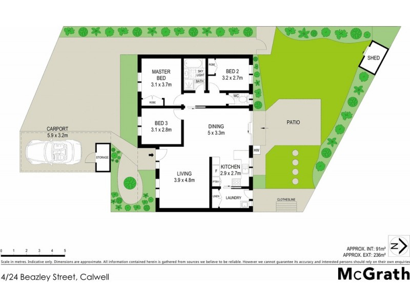 4/24 Beazley Street, Calwell ACT 2905 Floorplan