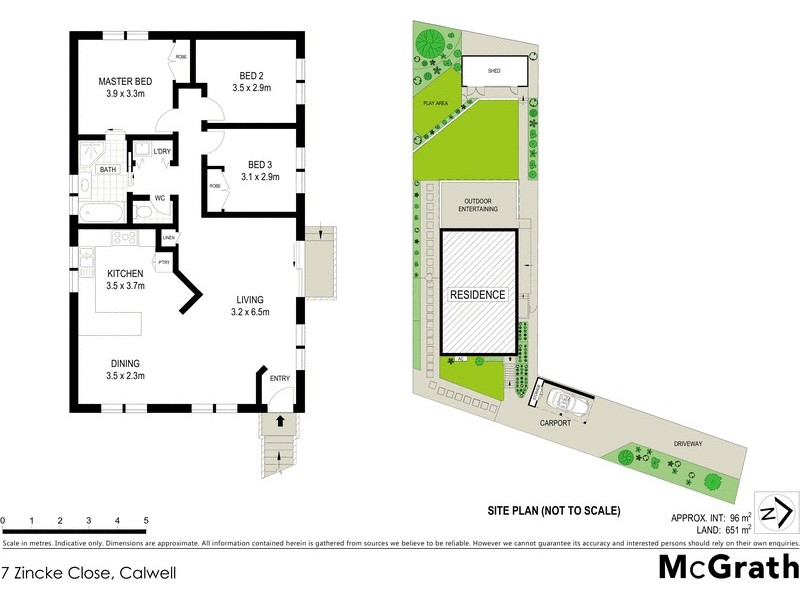 7 Zincke Close, Calwell ACT 2905 Floorplan