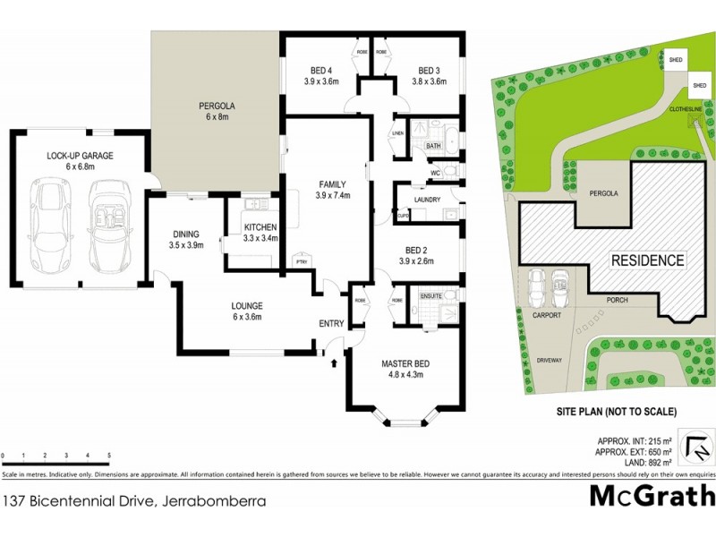 137 Bicentennial Drive, Jerrabomberra NSW 2619 Floorplan