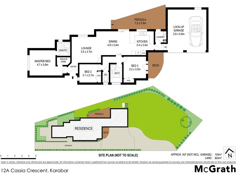 12A Cassia Crescent, Karabar NSW 2620 Floorplan