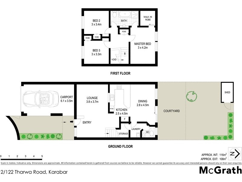 2/122 Tharwa Road, Karabar NSW 2620 Floorplan