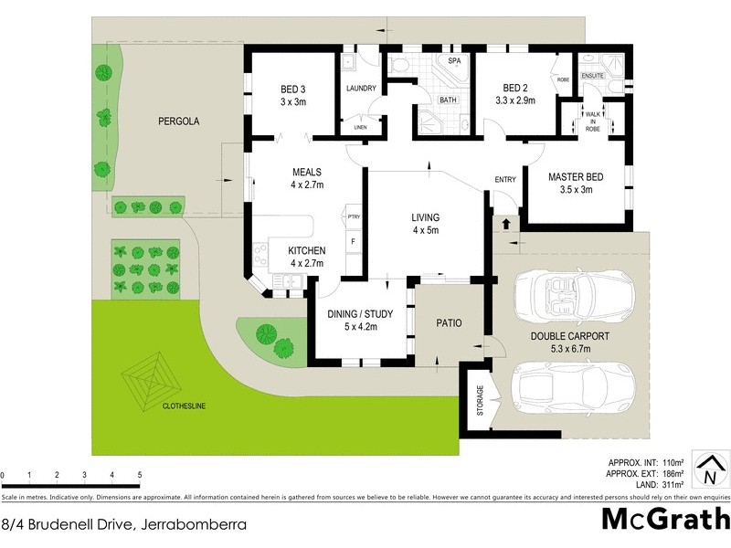 8/4 Brudenell Drive, Jerrabomberra NSW 2619 Floorplan