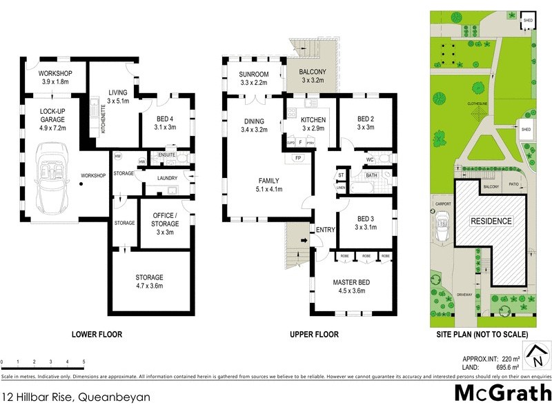 12 Hillbar Rise, Queanbeyan NSW 2620 Floorplan