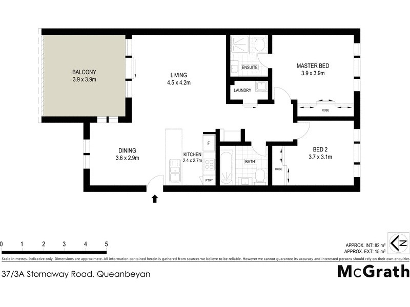 37/3A Stornaway Road, Queanbeyan NSW 2620 Floorplan