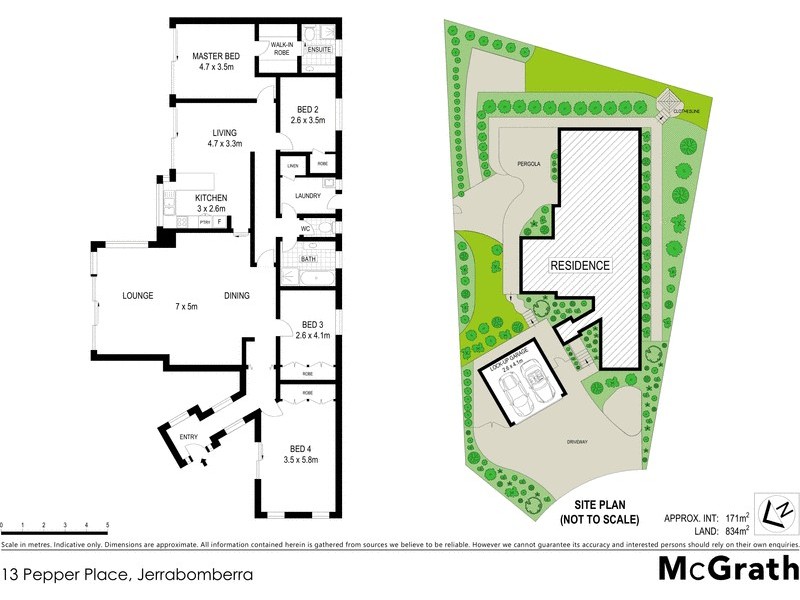 13 Pepper Place, Jerrabomberra NSW 2619 Floorplan