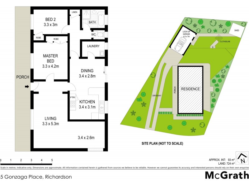 5 Gonzaga Place, Richardson ACT 2905 Floorplan