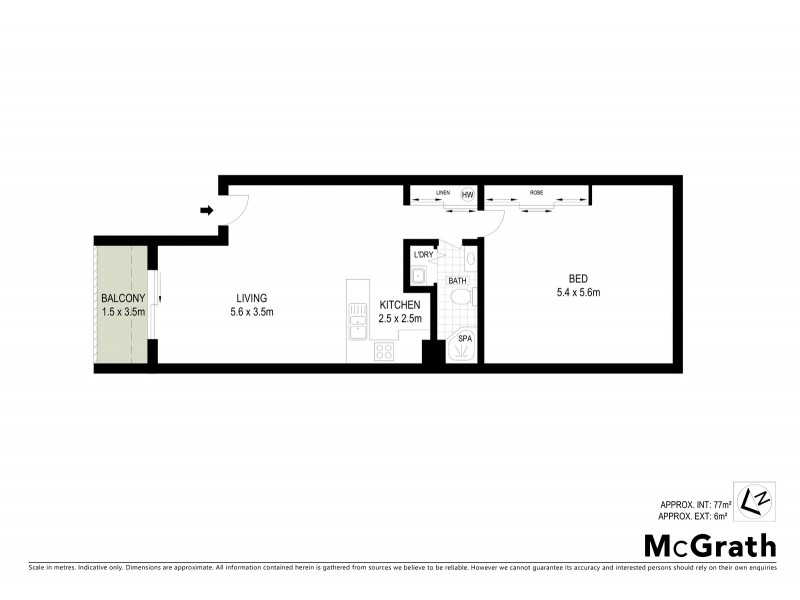 23/17 Oxley Street, Griffith ACT 2603 Floorplan