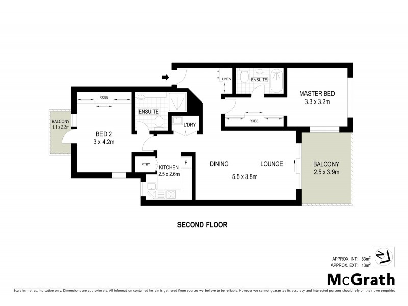 32/48 Bluebell Street, O’connor ACT 2602 Floorplan