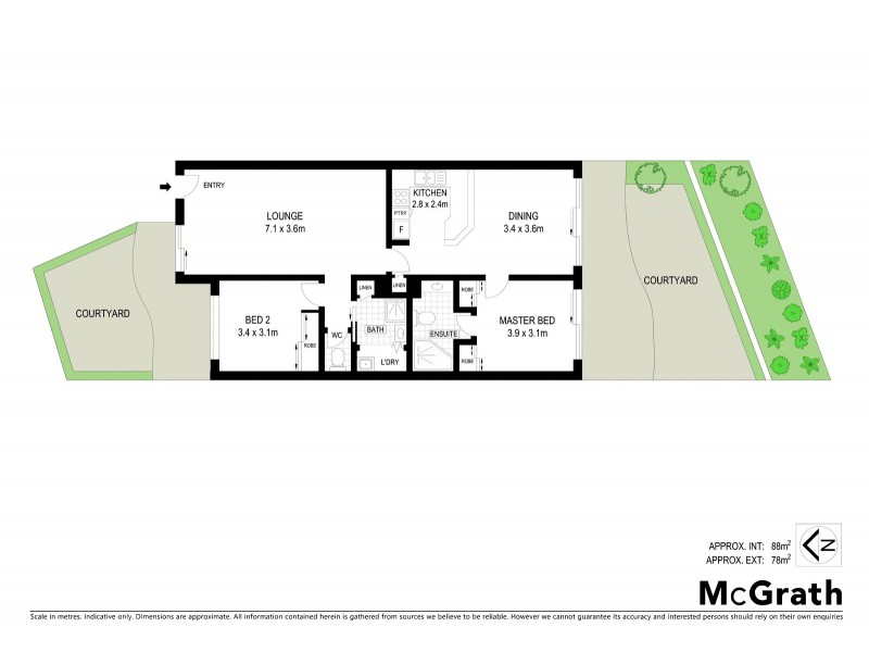 68/44 Jerrabomberra Avenue, Narrabundah ACT 2604 Floorplan