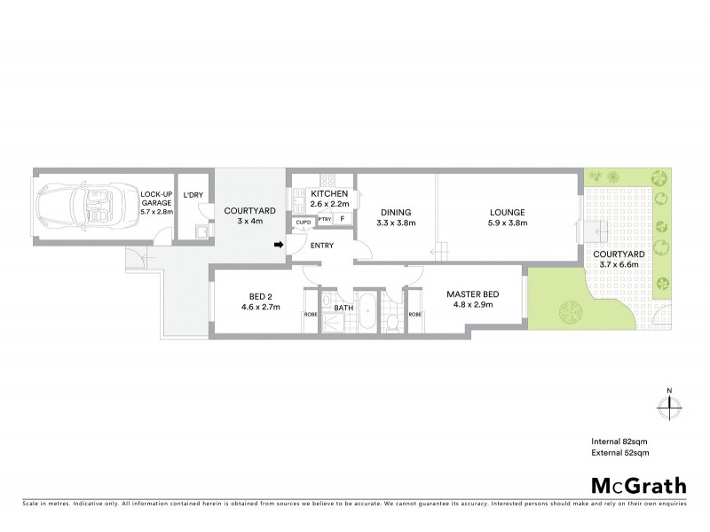 8/47 Christopher Crescent, Queanbeyan NSW 2620 Floorplan