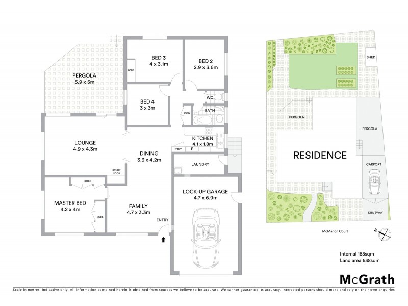 3 McMahon Court, Kambah ACT 2902 Floorplan