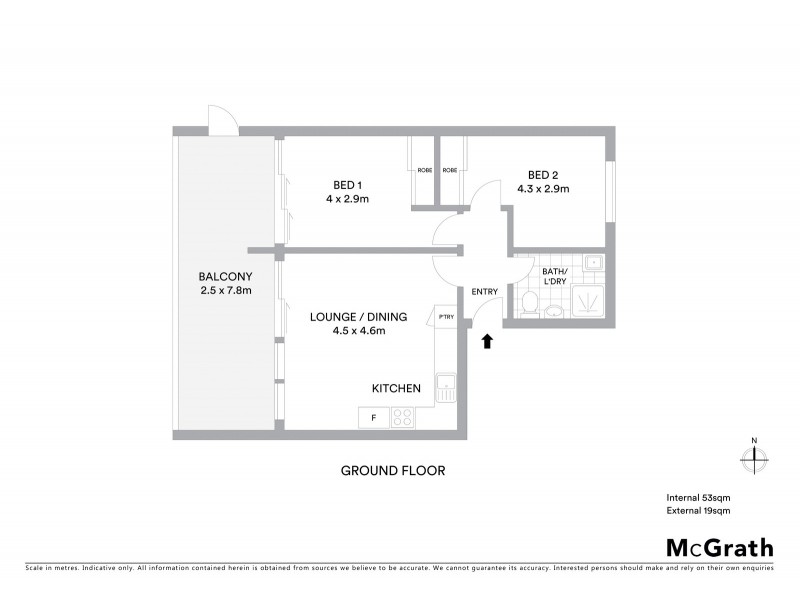 18/4 Wilkins Street, Mawson ACT 2607 Floorplan