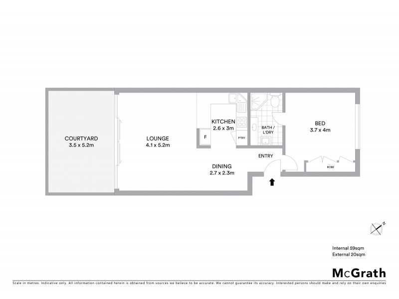 10/5 Howitt Street, Kingston ACT 2604 Floorplan