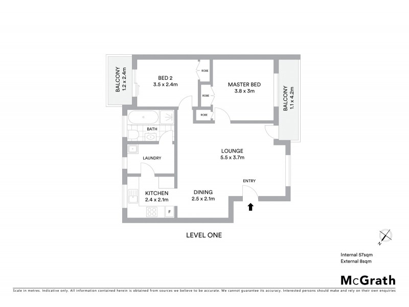 16/48 Trinculo Place, Queanbeyan NSW 2620 Floorplan