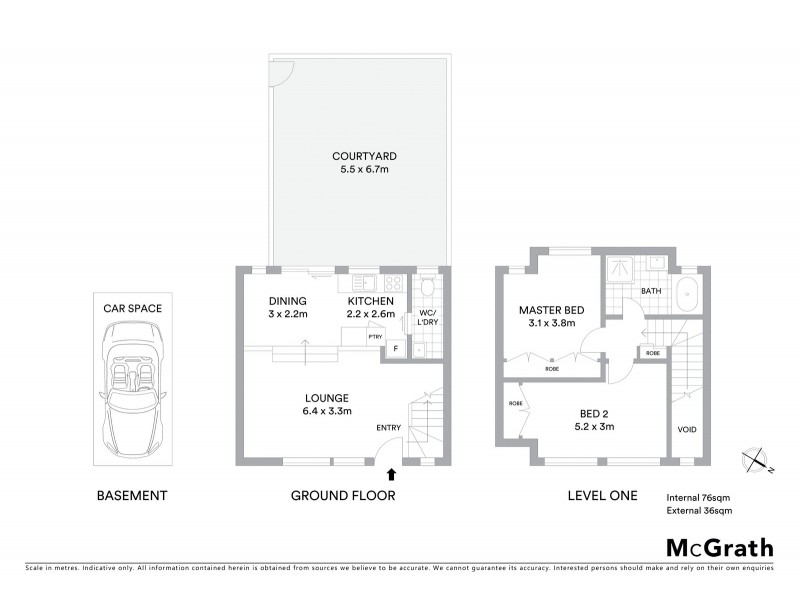 2/51 Ainsworth Street, Mawson ACT 2607 Floorplan