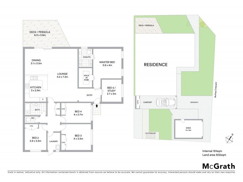 5 Burhop Close, Theodore ACT 2905 Floorplan
