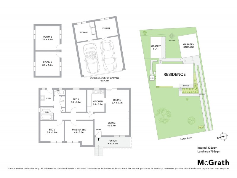 8 Croton Street, Rivett ACT 2611 Floorplan