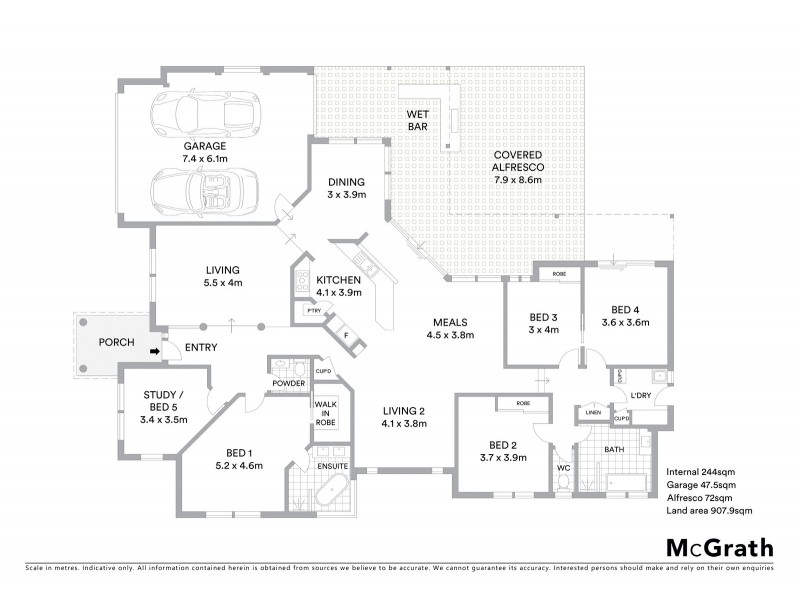 8 Carolyn Jackson Drive, Jerrabomberra NSW 2619 Floorplan