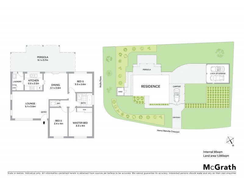 6 Henry Melville Crescent, Gilmore ACT 2905 Floorplan