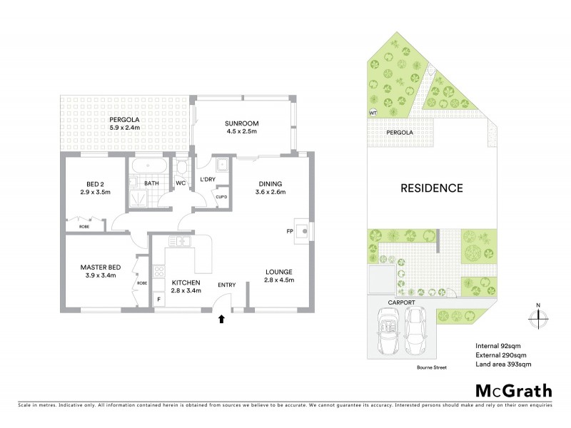 100 Bourne Street, Cook ACT 2614 Floorplan