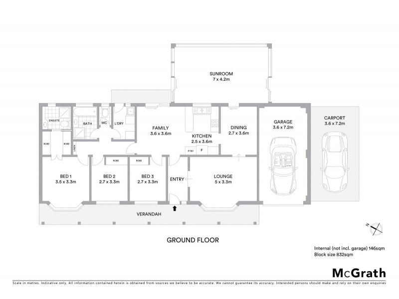 23 Andrew Crescent, Calwell ACT 2905 Floorplan