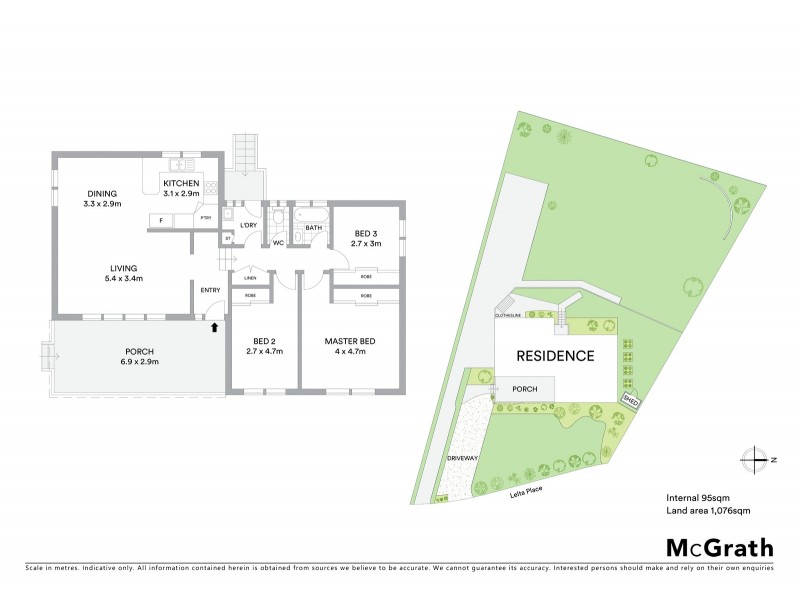 3 Lelta Place, Giralang ACT 2617 Floorplan
