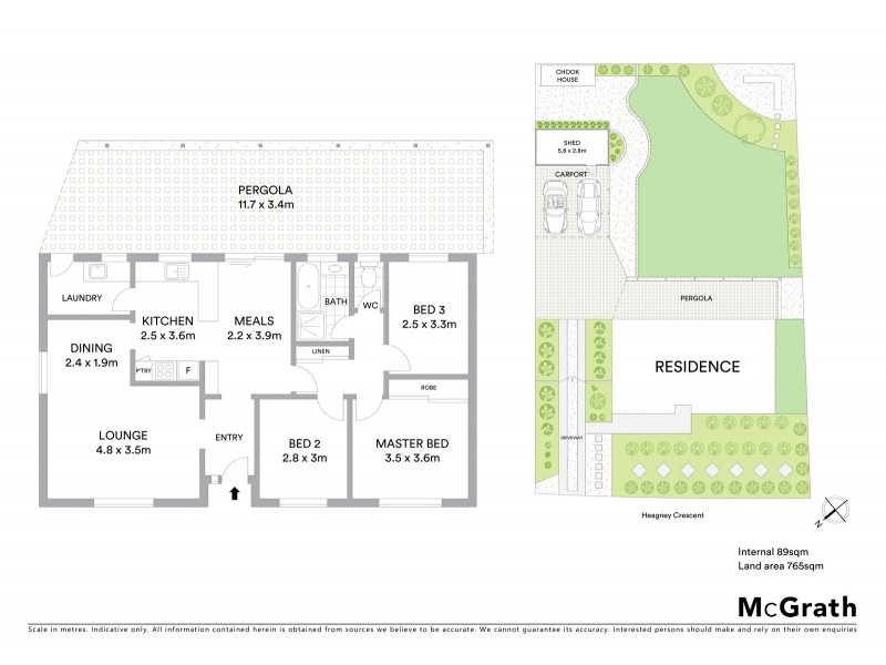 12 Heagney Crescent, Chisholm ACT 2905 Floorplan