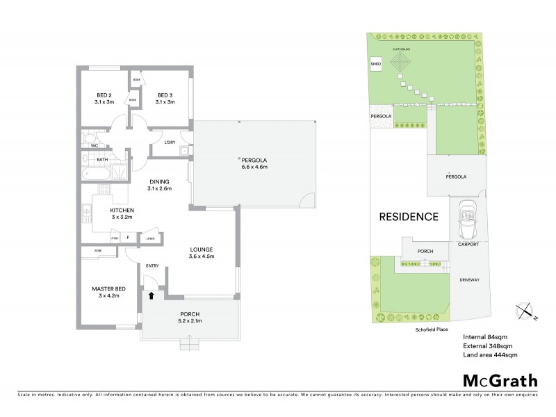 13 Schofield Place, Gordon ACT 2906 Floorplan