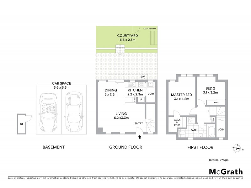 6/51 Ainsworth Street, Mawson ACT 2607 Floorplan