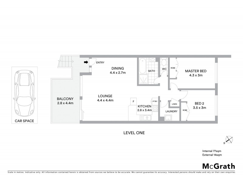 12/94 Collett Street, Queanbeyan NSW 2620 Floorplan