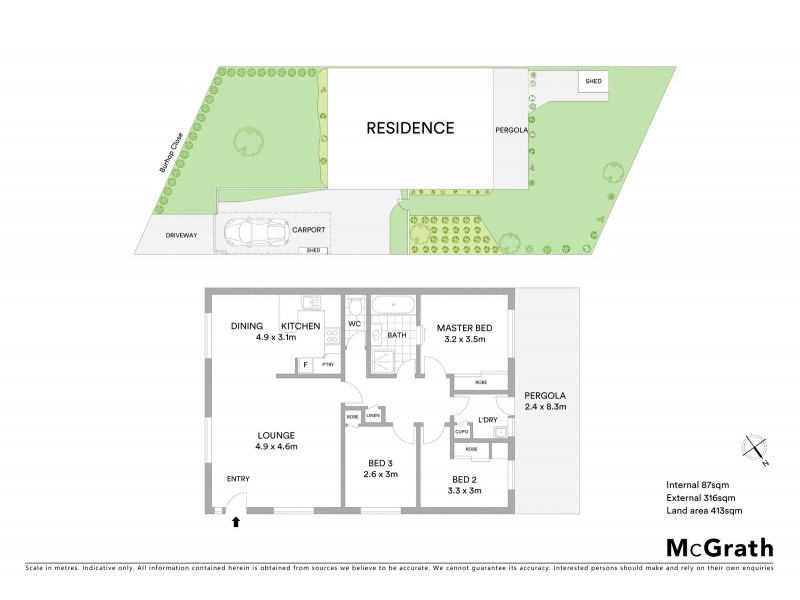 9 Burhop Close, Theodore ACT 2905 Floorplan