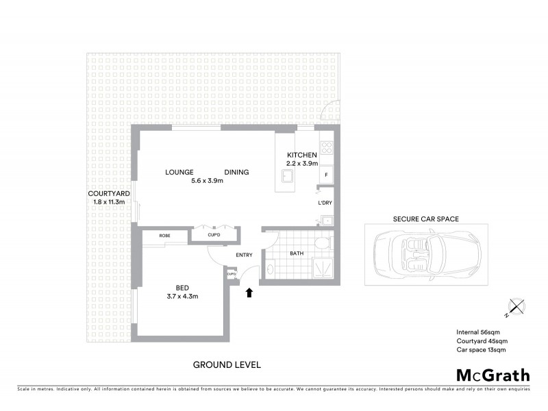 48/8 Baudinette Circuit, Bruce ACT 2617 Floorplan
