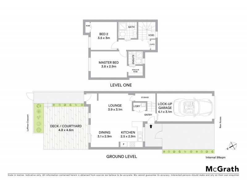 3/17 Luffman Crescent, Gilmore ACT 2905 Floorplan