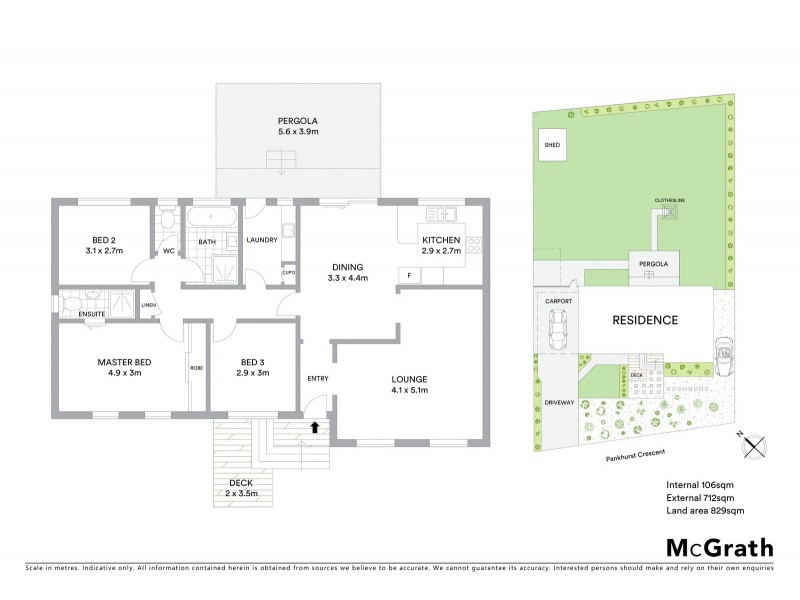 5 Pankhurst Crescent, Gilmore ACT 2905 Floorplan
