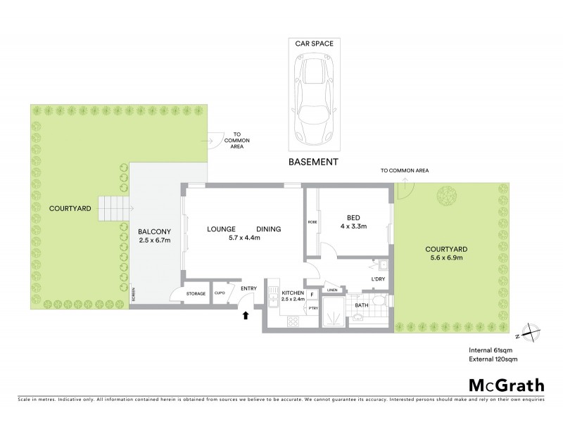 4/3 Taroona Place, Lyons ACT 2606 Floorplan